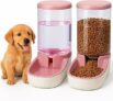 Edipets, Dispenser Cibo Gatti, Cani, Automatico, 2 Unità, 3.8L, Dispenser di Crocchette e Acqua per Animali Domestici (Rosa) – B09QXHWGCX
