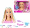 Barbie – Styling Head Deluxe, capelli biondi con oltre 20 accessori per acconciature, fermagli per capelli a stella o farfalla cambia colore, giocattolo per bambini, 3+ anni, JFG81 – B0D7PX2GXB