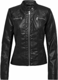 ONLY Faux Leather Jacket ONLBANDIT Faux Leather Jacket – B00DVI6V1U