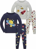 Pigiama per ragazze Set 100% Cotone PJs Bambino Manica Lunga Pigiami Vestiti per bambini 2 Pezzi Outfit 1-8 Anni – B0DLP232MS
