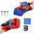 Set di 2 Guanti per Bambino, Launcher Glove Guanti Launcher per Giochi con Maschera e Tatuaggi Web Toy, Giocattolo Educativo per Bambini (D) – B0CSSRL44Z