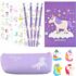 Seven Zaino Trolley, Scuola Elementare, Doppio Uso, Doppio Scomparto, Spallacci a Scomparsa, Bambina, Lovely Elements, rosa – B0DZHJKBQW