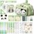 Astuccio Scuola Panda Grande Capacità, Forniture Scolastiche Kawaii con Astuccio Panda Verde, Evidenziatori, Penne Gel, Nastri Correttori & Righelli, Set di Cancelleria per Studenti – B0F8N4KL2H