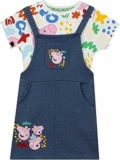 Peppa Pig Completo Vestito Bambina, Vestito con Maglietta Ragazza, Abbigliamento Bambina – B0GVKLN2C5