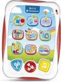 Clementoni Baby Primo Tablet Parlante, Gioco Interattivo con Luci e Suoni, Bambini 12-36 Mesi, Insegna Numeri, Lettere, Forme e Versi degli Animali, Lingua Italiana, 17742 – B0B46N5SMJ