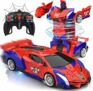Macchina Telecomandata, 2.4GHz Trasforma Robot & RC Auto da Corsa Radiocomandata Giochi Esterno Giocattolo, Spider Cars Macchinine per Gioco Regalo Compleanno Natale Bambino Bimbi 3 4 5 6 7 8 9 Anni – B0D3PRQ438