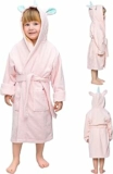 Twinzen Accappatoio Unicorno – Ragazza e Ragazzo – Senza Prodotti Chimici OEKO-TEX® – 100% Cotone – Accappatoio Doccia e Vestaglia Bambini – B083QJZGN7