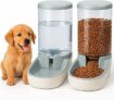 Edipets, Dispenser Cibo Gatti, Cani, Automatico, 2 Unità, 3.8L, Dispenser di Crocchette e Acqua per Animali Domestici (Grigio) – B09QXGHRM4