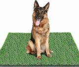 80 * 100 cm Lettiera per cani con erba sintetica per esterni, lettiera per cani per casa, lettiera per cani per appartamento, lettiera per cani per balcone, tappetino riutilizzabile per – B0F9KJNWLZ