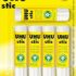 UHU Stic Sonic Limited Edition Collezionabili, Colla Stick per la Scuola Adatta ai Bambini, Senza Solventi, Colla Sicura per i Lavoretti, Box Composta da 5 Stick da 21g – B0D49RDR5J