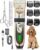 oneisall: tosatrice silenziosa per cani, 2000 mAh, 4 ore di autonomia, per cani e gatti dal pelo folto, tosatrice per cani, tosatrice per animali domestici, rasoio per cani a pelo lungo (oro) – B083QHKD16
