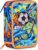 Mitama Astuccio Triplo Boy FunnySport c/Spinny pen, Accessori Scuola Elementare, 47 pezzi, Portapenne con colori, 3 Scomparti, Bambini e bambine, multicolore – B0GYRXZZ26