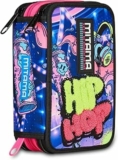 Mitama Astuccio Scuola 3 Scomparti, SUPER TRIPLO MUSIC POP, Contenuto 47 pz, Completo di Matite, Pennarelli, Portapenne Scuola Elementare Bambina – B0F67D1VSL