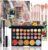 RoseFlower Trousse Trucchi Donna, Set Trucchi Donna Offerta Per Make Up Trousse Trucchi Ragazza con Mascara e Ombretti di Palette Professionali Cosmetics da Viaggio Regali Ragazza – B0FCS4C867