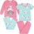 Gerber Toddler Snug Fit 4-Piece Pajama Set Set di Pigiama Bimba 0-24 (Pacco da 4) – B08GH6HL5G
