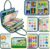 BONNYCO Montessori Busy Board Feltro. Valigetta Giochi Montessori Didattici, Pannello Sensoriale Bambini Board. Giochi Bambini 1 2 3 4 5 6 Anni, Regalo Bambino Bambina Bimbo Book Compleanno Natale – B0CQ2XBTSB