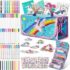 Cancelleria per Unicorno, 20pz Penne per Unicorno Simpatico Regalo, 1pz Notebook per Materiale Scolastico, 6pz Adesiva Regalo Compleanno Bambini Ragazze – B08CX72B9Y