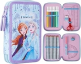 Disney Riempito Astuccio con Cancelleria Scuola (Frozen Doppia Zip) – B08KZYXHT3