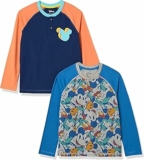 Amazon Essentials Disney | Marvel | Star Wars T-Shirt con Collo Serafino a Maniche Lunghe Bambini e Ragazzi, Pacco da 2 – B08WMMTL4Y