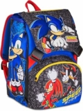 Seven Zaino Scuola Estensibile Big Sonic, Blu, 24L, Espandibile tramite zip, Tasca frontale, Tasca laterale portaborraccia, Scuola elementare, Bambino – B0GRWKQFQL