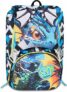 SJ GANG STYLE JAM GANG Zaino Scuola Estensibile Big METAL DRAGON BOY, Blu, 24 L, Zip laterali, ali drago sollevabili, Tasca portaborraccia, Scuola elementare e media, Bambino, Ragazzo – B0GKQP1YZP