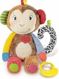 Clementoni Baby Scimmietta Canta Gioca e Impara, Peluche Interattivo Parlante in Italiano per Bambini di 3+ Mesi, Stimola Lo Sviluppo Sensoriale e Cognitivo, 100% Lavabile, Lingua Italiana, 17673 – B096SXP9T8
