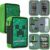 MINECRAFT Astuccio Matite per Bambini con Scomparti Multipli, Include Accessori Scuola (Verde Creeper) – B0B1DT8F45